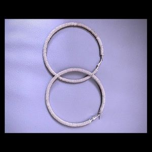 Handmade Silver Hoops